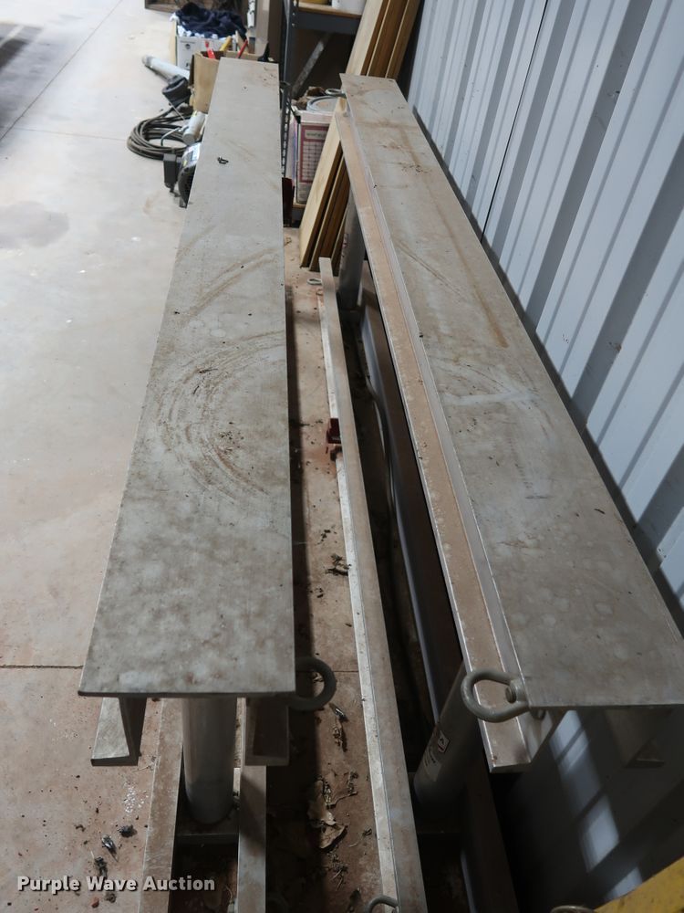 image for item DG4164 (2) Allied Tren-Shore 34/56 aluminum hydraulic trench shoring systems