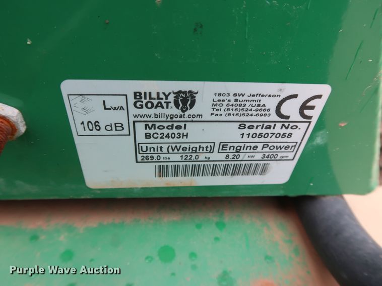 image for item DG4168 Billy Goat Outback BC2403H brush cutter