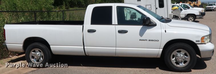 image for item DH3520 2003 Dodge Ram 2500 Quad Cab pickup truck