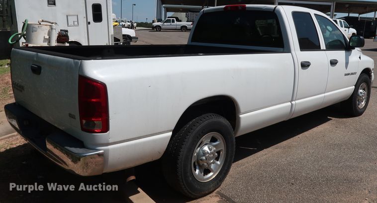 image for item DH3520 2003 Dodge Ram 2500 Quad Cab pickup truck