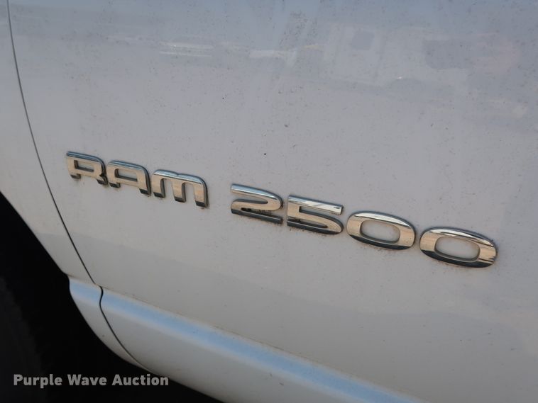 image for item DH3520 2003 Dodge Ram 2500 Quad Cab pickup truck