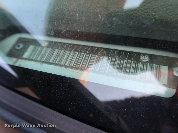 image for item DH3530 2007 Chevrolet Silverado 1500 pickup truck