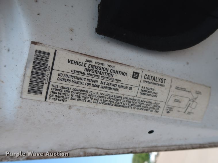 image for item DH3531 2005 Chevrolet Uplander van