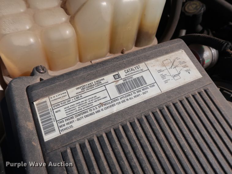 image for item DH3533 2002 Chevrolet Silverado 3500 dump flatbed pickup truck