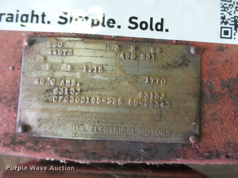 image for item DE7933 U.S. Electric motor