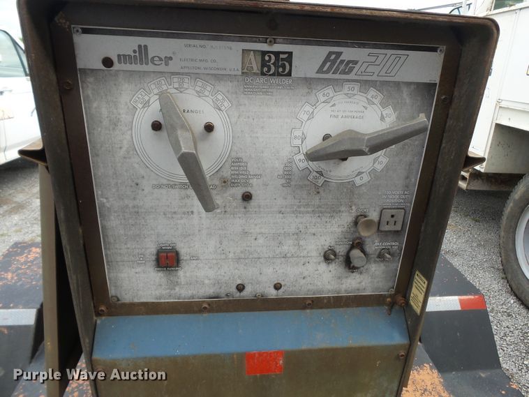 image for item DE7938 Miller Big 20 welder