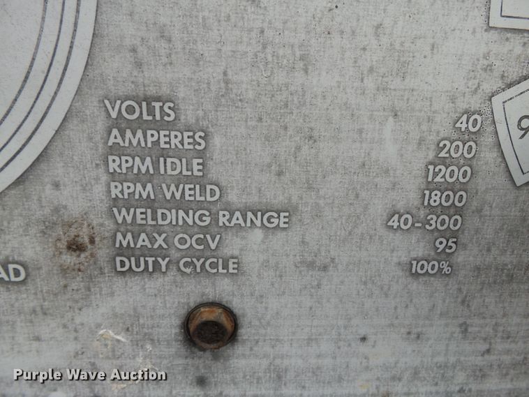 image for item DE7938 Miller Big 20 welder