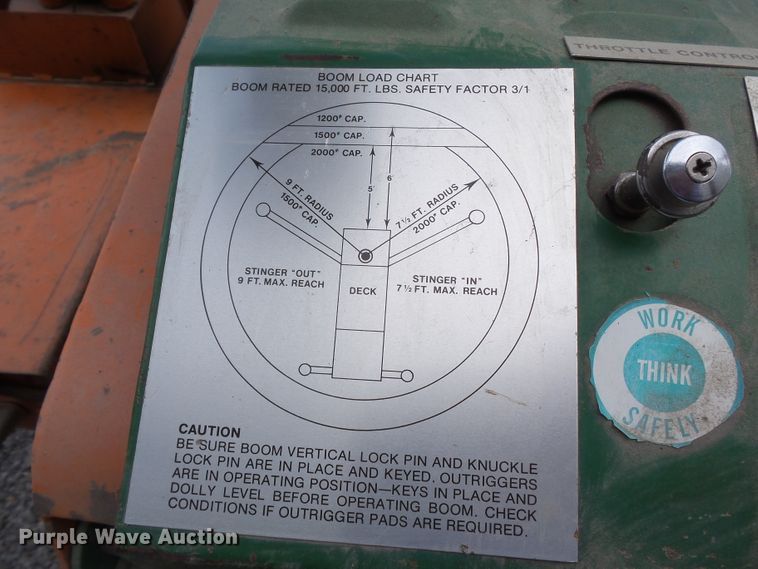 image for item DE7940 Reedrill Texoma 1100G crane