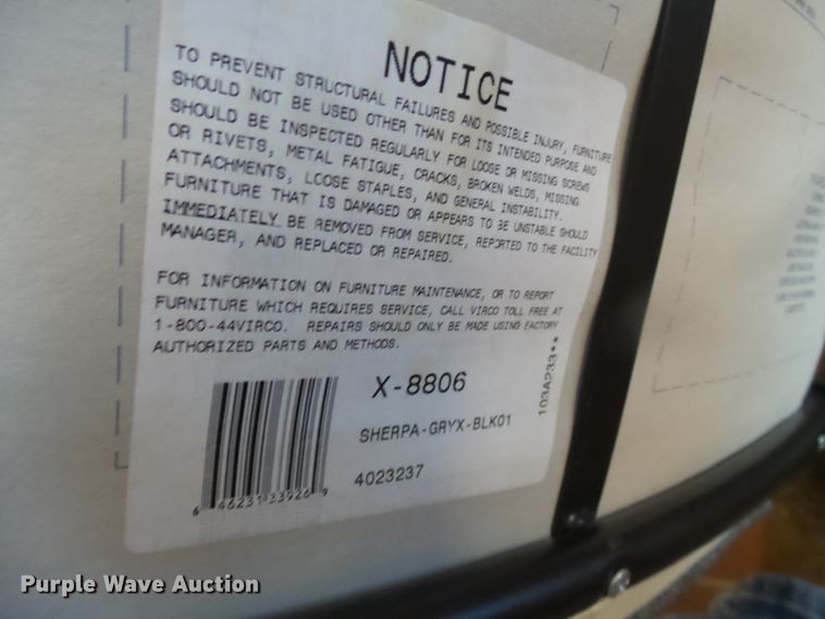 image for item DE7942 Approximatley 60 Virco X-8806 chairs