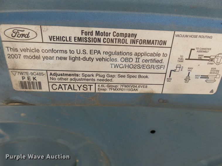 image for item DE7943 2007 Ford Crown Victoria Police Interceptor