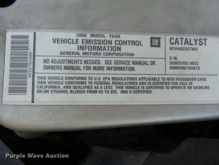 image for item DE7944 2008 Chevrolet Impala Police Cruiser