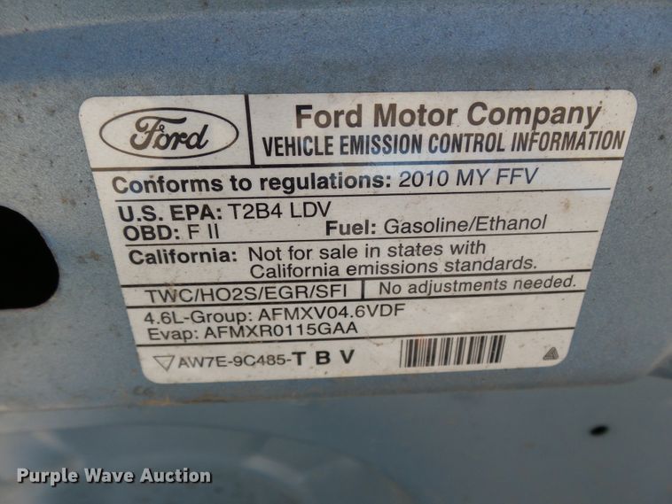 image for item DE7945 2010 Ford Crown Victoria Police Interceptor