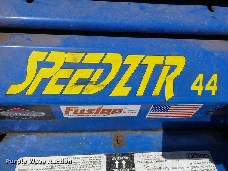 image for item DE7952 2008 Dixon ZTR44 ZTR lawn mower