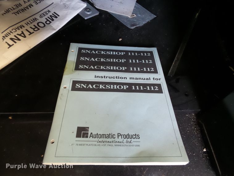 image for item DE7956 Automatic Products 112 vending machine