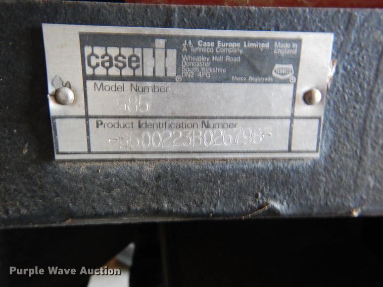 image for item DG4927 1989 Case IH 585 tractor