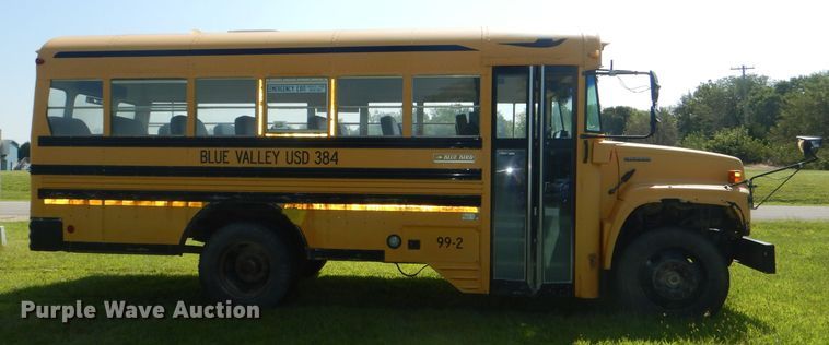 image for item DG4932 1999 Chevrolet B7 Blue Bird school bus