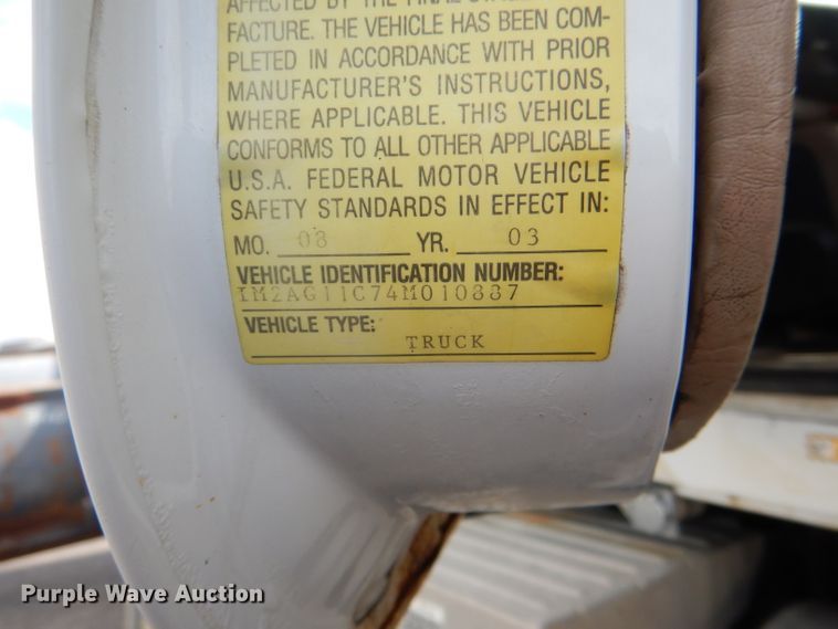 image for item DG4938 2004 Mack Granite dump truck