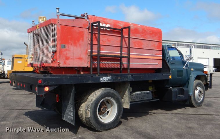 image for item DG4941 1982 Chevrolet C70 flatbed truck