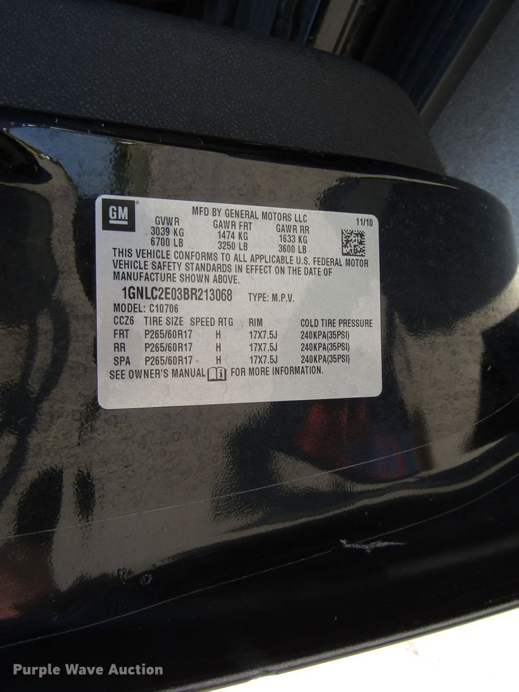 image for item DG8002 2011 Chevrolet Tahoe Police SUV