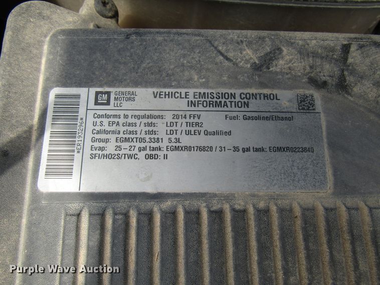 image for item DG8004 2014 Chevrolet Tahoe Police SUV