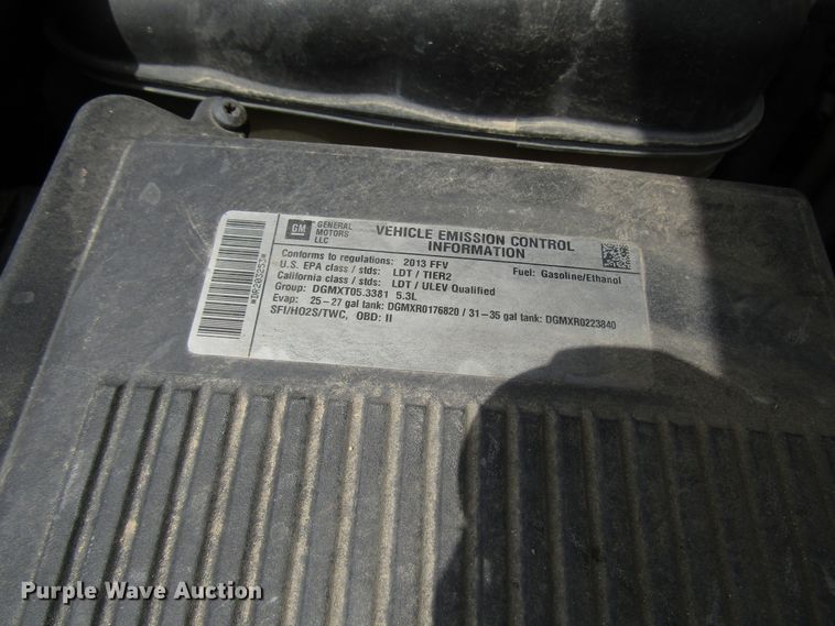 image for item DG8005 2013 Chevrolet Tahoe Police SUV