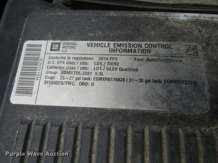 image for item DG8006 2014 Chevrolet Tahoe Police SUV