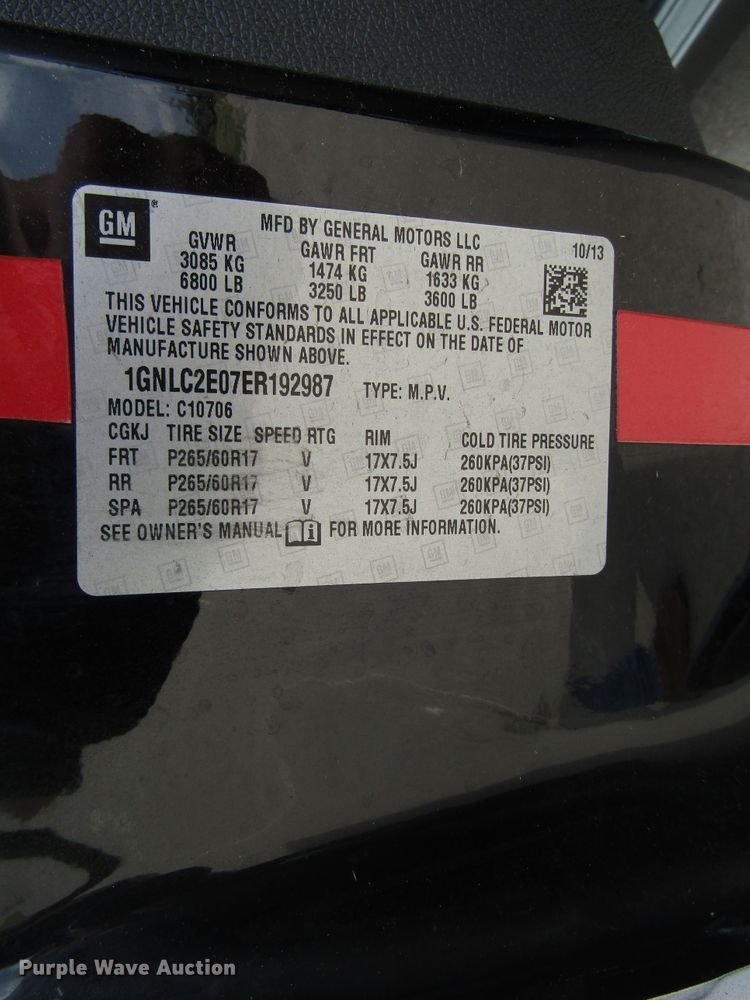 image for item DG8006 2014 Chevrolet Tahoe Police SUV