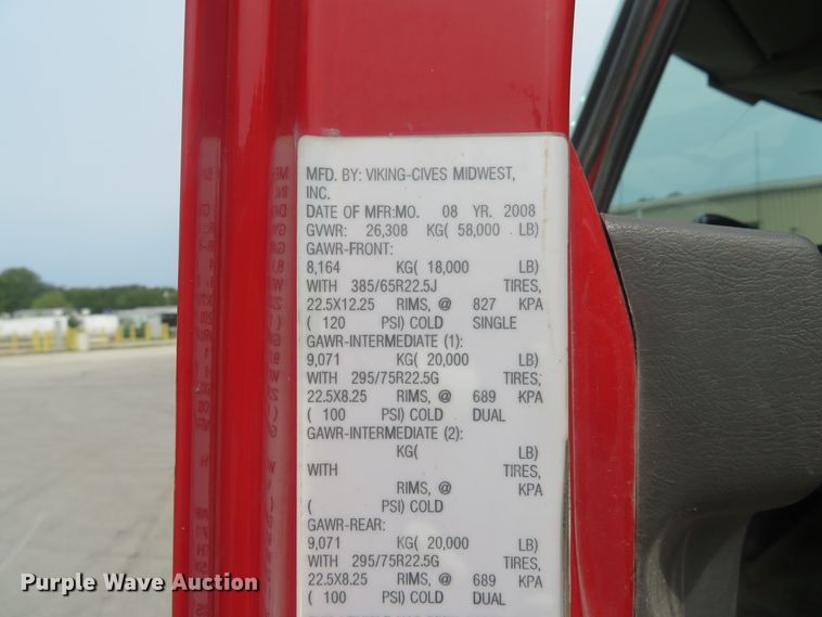 image for item DH1501 2009 International WorkStar 7400 dump truck