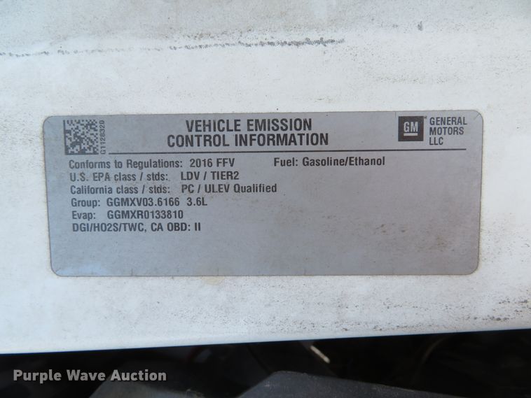 image for item DH1528 2016 Chevrolet Impala Limited Police Cruiser