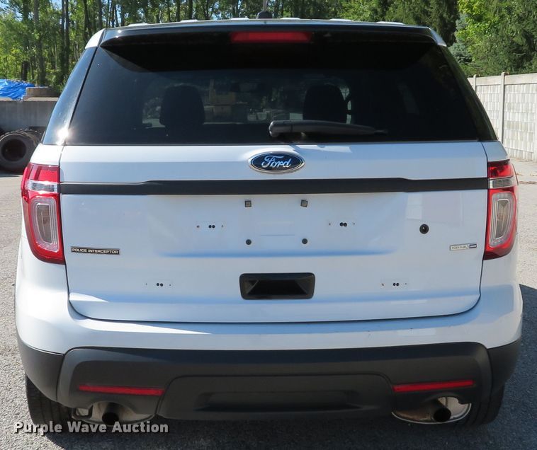 image for item DH1531 2015 Ford Explorer Police Interceptor SUV