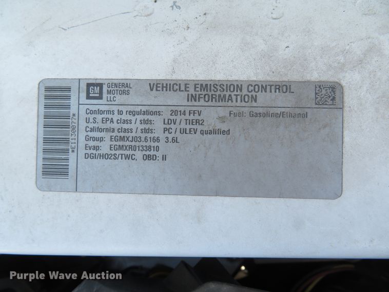 image for item DH1535 2014 Chevrolet Impala Limited Police Cruiser