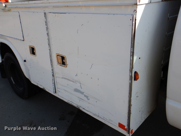 image for item DH5249 2008 Dodge Ram 3500 utility bed pickup truck