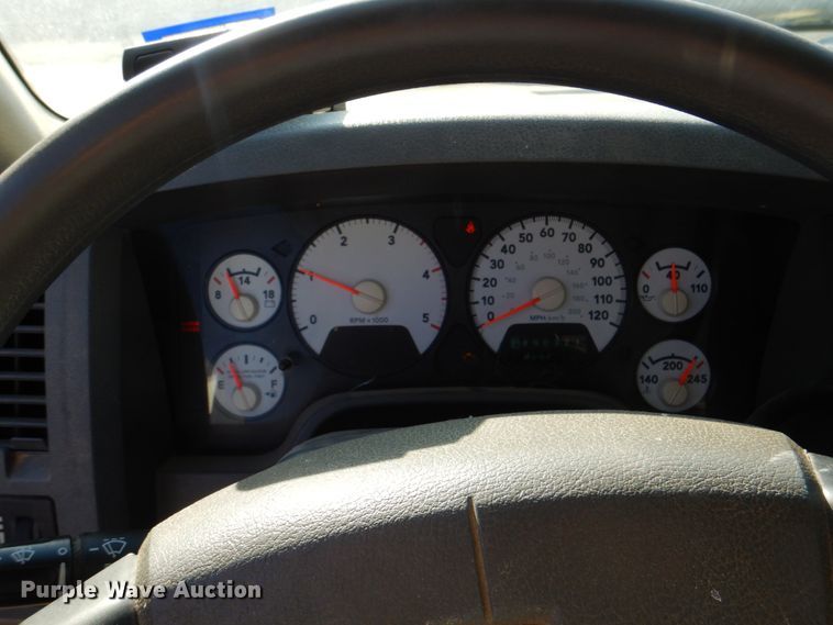 image for item DH5249 2008 Dodge Ram 3500 utility bed pickup truck