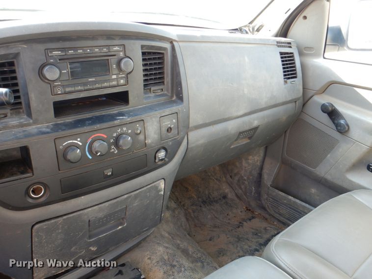 image for item DH5249 2008 Dodge Ram 3500 utility bed pickup truck