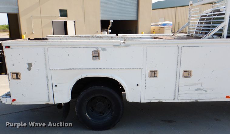 image for item DH5249 2008 Dodge Ram 3500 utility bed pickup truck