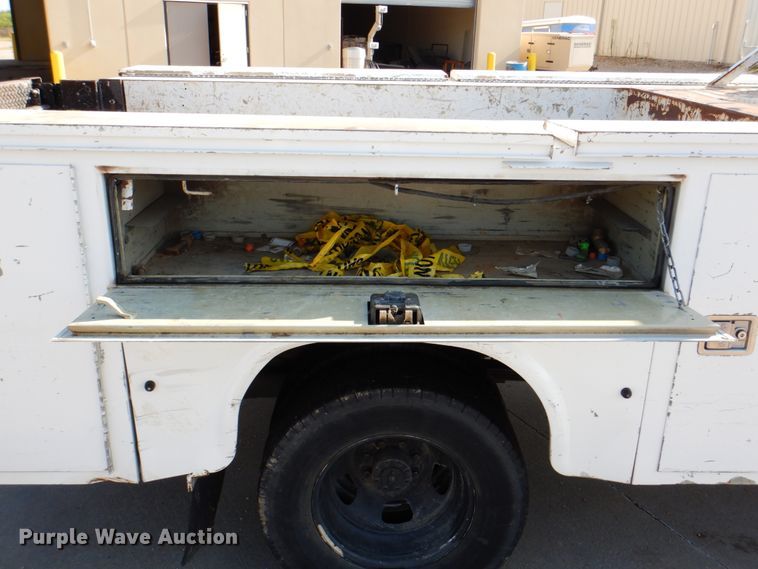 image for item DH5249 2008 Dodge Ram 3500 utility bed pickup truck