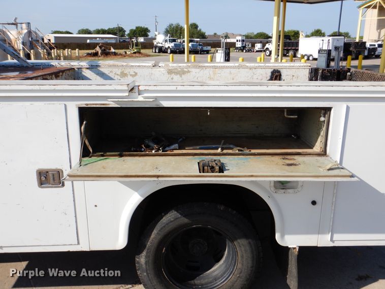 image for item DH5249 2008 Dodge Ram 3500 utility bed pickup truck