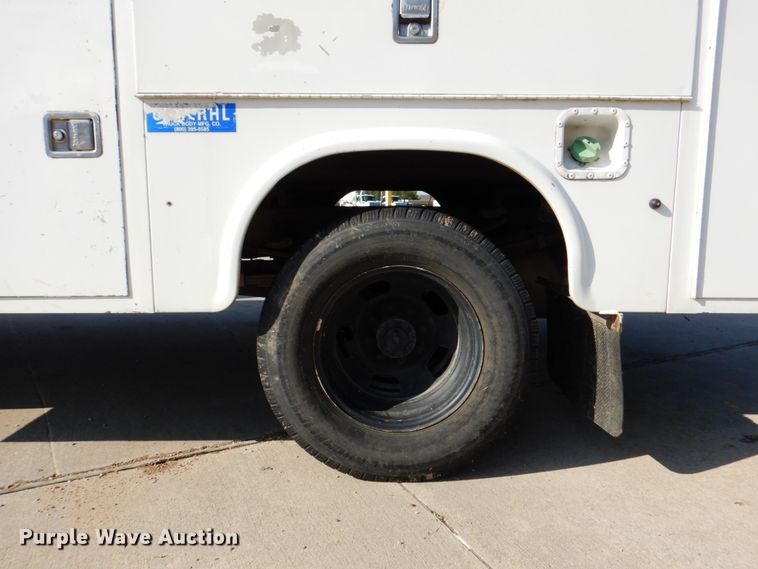 image for item DH5249 2008 Dodge Ram 3500 utility bed pickup truck