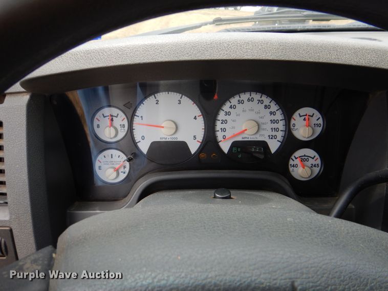 image for item DH5255 2008 Dodge Ram 3500 utility bed pickup truck