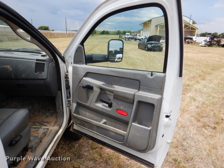 image for item DH5255 2008 Dodge Ram 3500 utility bed pickup truck