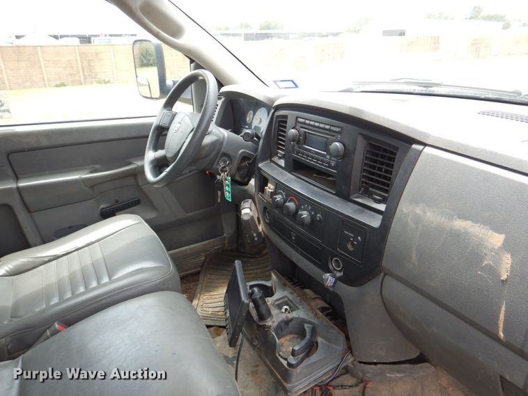 image for item DH5255 2008 Dodge Ram 3500 utility bed pickup truck