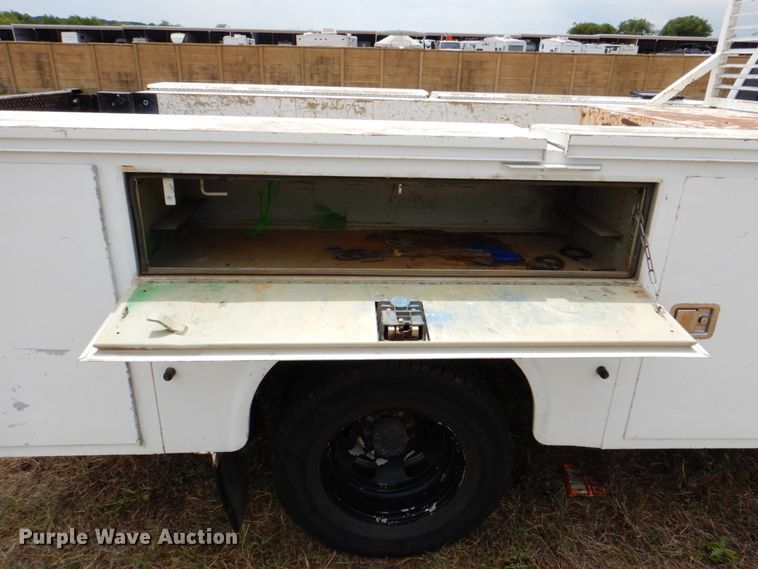 image for item DH5255 2008 Dodge Ram 3500 utility bed pickup truck