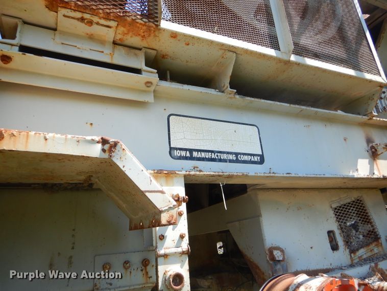 image for item FC9910 Iowa Manufacturing crushing plant