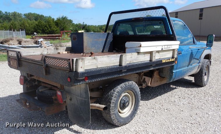 image for item FI9987 1998 Chevrolet K3500 dump flatbed pickup truck