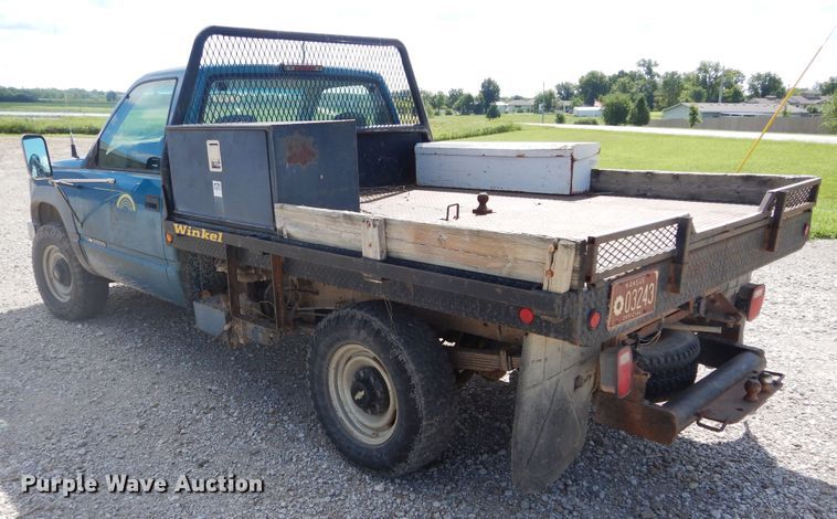 image for item FI9987 1998 Chevrolet K3500 dump flatbed pickup truck