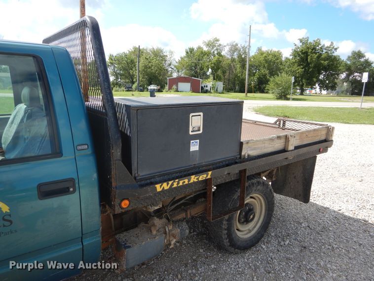 image for item FI9987 1998 Chevrolet K3500 dump flatbed pickup truck