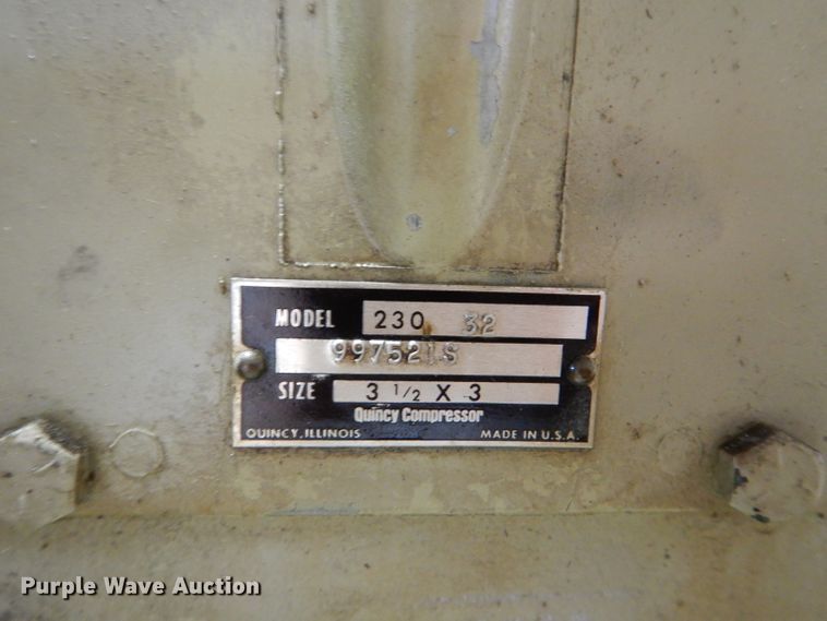 image for item FN9078 1978 Brunner air compressor