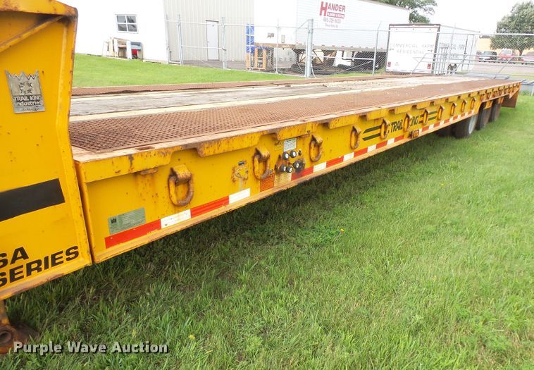 image for item FU9323 1994 Trail King TKI00SA-483 tilt deck equipment trailer