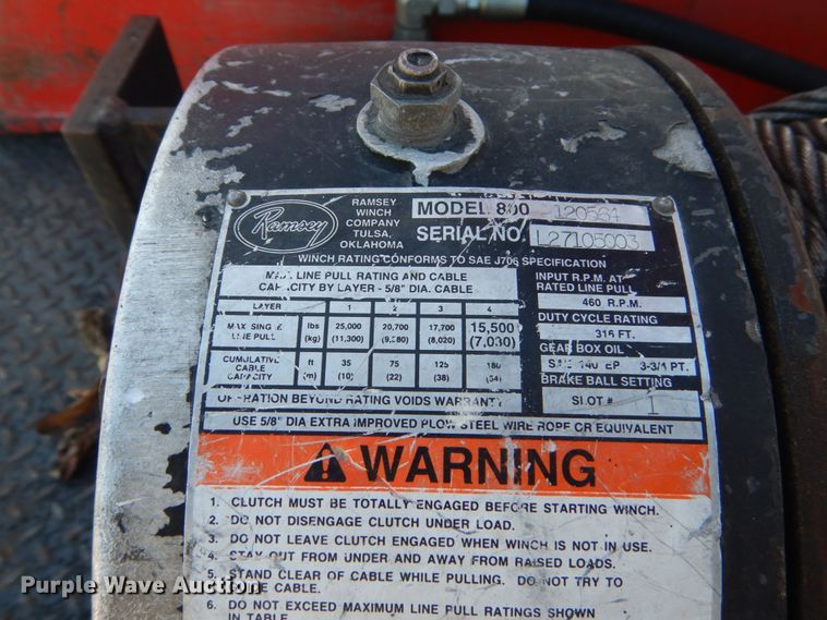 image for item FU9433 2006 Sterling Acterra knuckle boom crane truck