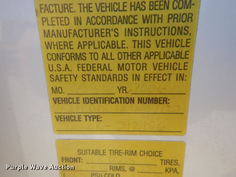 image for item FU9433 2006 Sterling Acterra knuckle boom crane truck